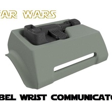 star wars rebel wrist comm gadget starwars tech sci-fi communicator prop replica alliance 3d print model - Mito3D