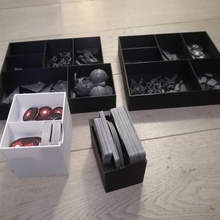 star wars rebelión + aumento imperio organizador juego juguete de accesorios almacenamiento inserte boardgame 3d print model - Mito3D