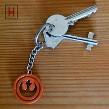 star wars rebellion key fob art chain starwars keyfob keychain keys birthday movie 3d print model - Mito3D