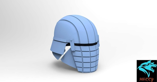 star wars rogue helmet damaged knights 3d print cosplay 3d print model - Mito3D