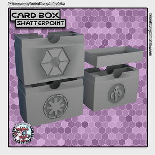 Estrela guerras ruptura cartão caixa jogos swsp 3d print model - Mito3D