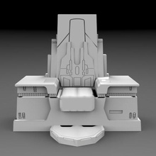 star wars snoke trono varios personalizado la estatua figura tronos de 3d print model - Mito3D