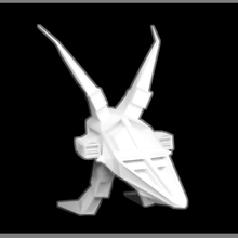 star wars space fighter jogo espaço printable 3d nice brinquedo 3d print model - Mito3D