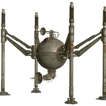 star wars spider droid droid spider star_wars spider_droid android battle 3d print model - Mito3D