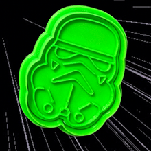 star wars storm trooper cookie cutters mandalorian darth vader baby yoda 3d print model - Mito3D