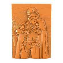 star wars stormtrooper bas-relief art storm trooper cnc router bas relief 3d print model - Mito3D