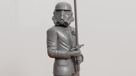 estrella guerras Stormtrooper traje novio hombre Jedi soldado guerra Galaxias juguetes tormenta personaje casco ciencia fi 3d print model - Mito3D