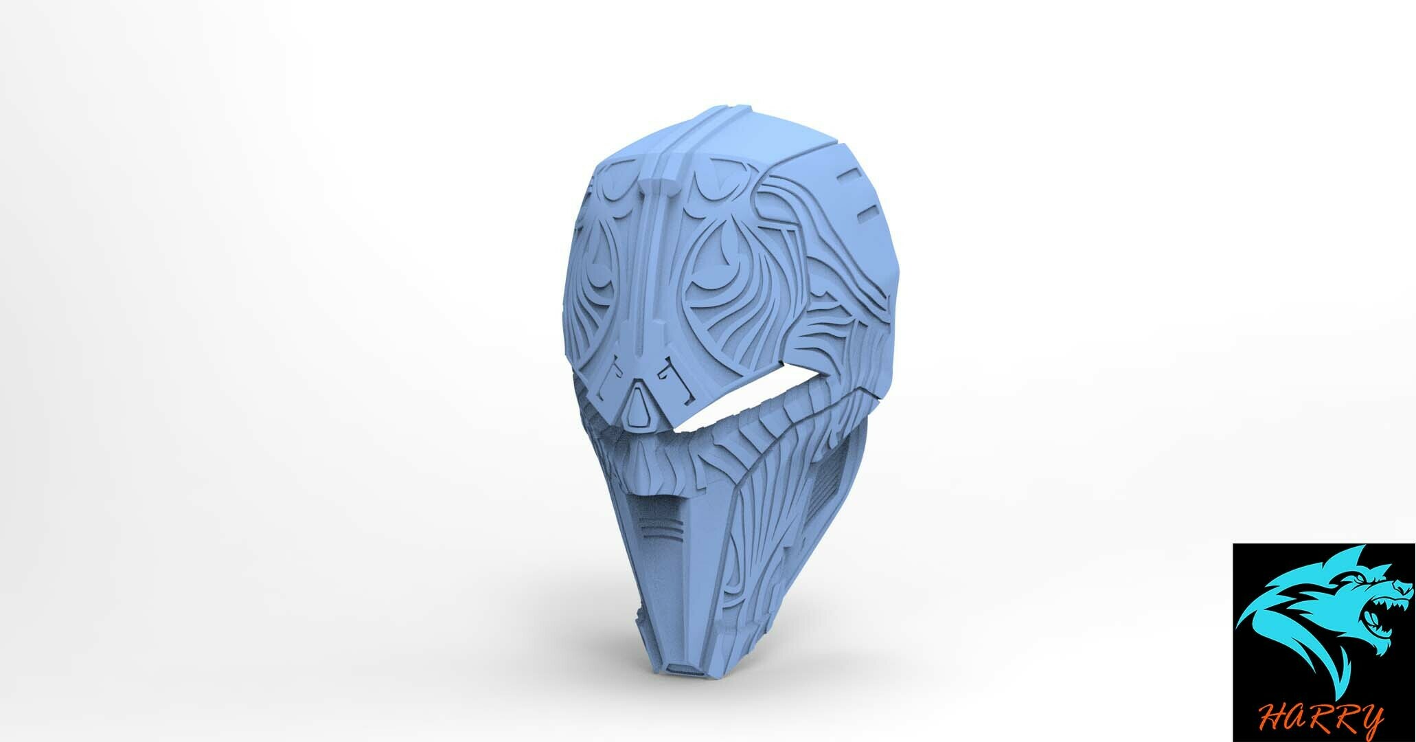 estrella guerras derecho acólito máscara 3d impresión cosplay 3dart maravilla unidad juguete juegos 3D print model - Mito3D