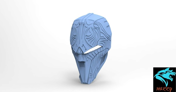 star savaşlar dümdüz yardımcı maske 3d Yazdır Kostüm oyunu 3dart baskı hayret birim oyuncak oyunlar 3d print model - Mito3D