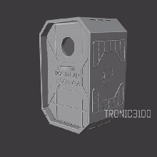 star wars themed birdhouse easy print support 3d print model - Mito3D