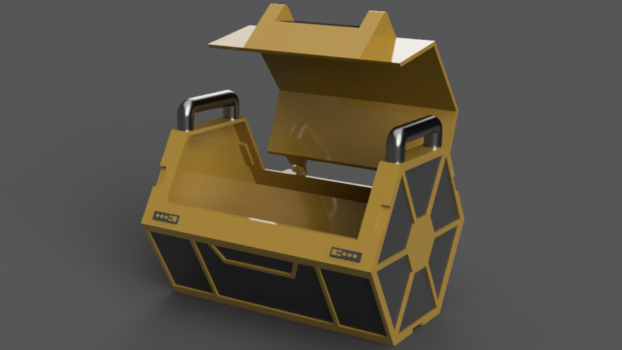 Star Kriege thematisch Lager Box Gadget Requisiten Gadgets Droide Sith Jedi 3D print model - Mito3D