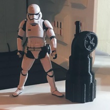 star wars themed vent stack 3 34 diorama architecture scenery ending base rebel death storm trooper model 3d print model - Mito3D