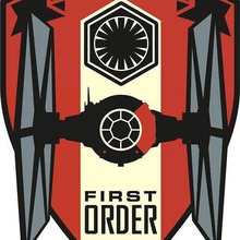 star wars tie fighter squadron wall hanging home decor 3d print model - Mito3D