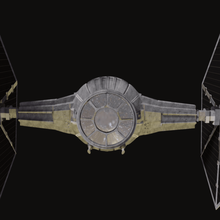 star wars tie fighter game blender-279 space-craft dart tie-fighter sf scifi ship movie military aircraft starwars spaceship space 3d print model - Mito3D