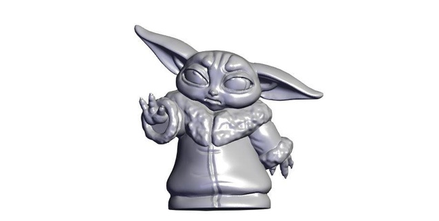 star wars toy baby yoda toy stand base base booth doll toy baby yoda star wars  3d print model - Mito3D