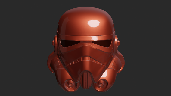 star wars trooper 2 helmet printable print stl art toy strikeball cosplay printing 3d 3d print model - Mito3D