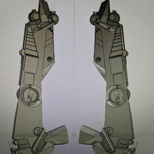 star wars vcx 820 fighter progetto personalizzato art la geometria motore pistole grande dimensione dinamico fantasia futuro tech low poly fusion il design videogame aeromobili l'arma sci fi navicella 3d print model - Mito3D