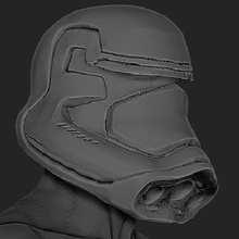 star wars vıı güç storm trooper kaskı awekens oyun cosplay karanlık tarafı darth vader İmparatorluğu sanat hayranı kask jedi oyuncak aksesuarları 3d print model - Mito3D