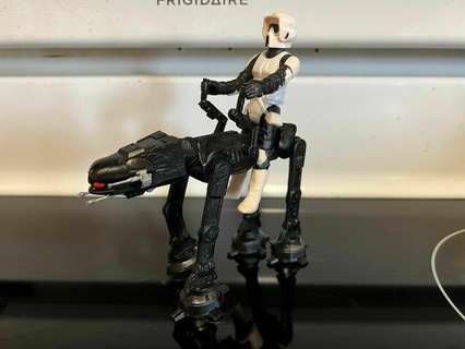 star wars vintage ev-at tracker seek destroy droid custom unproduced kenner hasbro action figure 375 1 18 5poa at-at at-ta horse articulated 3d print model - Mito3D