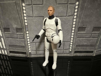 star wars vintage force awakens daniel craig 007 stormtrooper unproduced kenner hasbro action figure 375 1 18 5poa Game articulated custom 1/18 3d print model - Mito3D