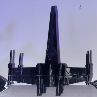 star wars x-wing space warship 3d model printing file stl digital 3d print model - Mito3D