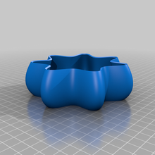 starbowl2 bowl container decor 3d print model - Mito3D