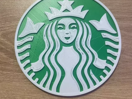 Starbucks sottobicchieri bicchiere bevanda 3d print model - Mito3D