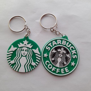 starbucks keychain logo coffee souvenir event 3d print model - Mito3D
