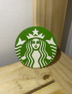starbucks logo coffee 3d print model - Mito3D