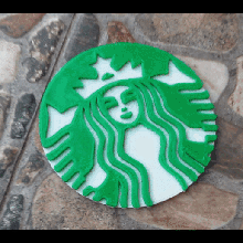 Starbucks logo tasse titulaire soutien 3d print model - Mito3D