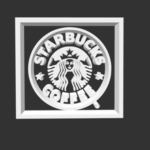 Starbucks logo art café comifa petit déjeuner table maison décoration 3d print model - Mito3D