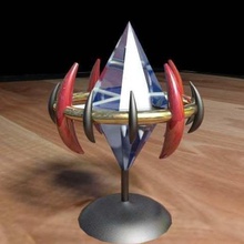 starcraft pylon protoss v2 stand art sculptures 3d print model - Mito3D