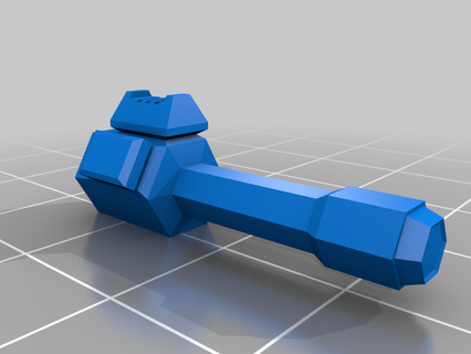 Yıldız Gemisi Terran nöbetçi Küçük kule tabanca oyunlar 3d print model - Mito3D