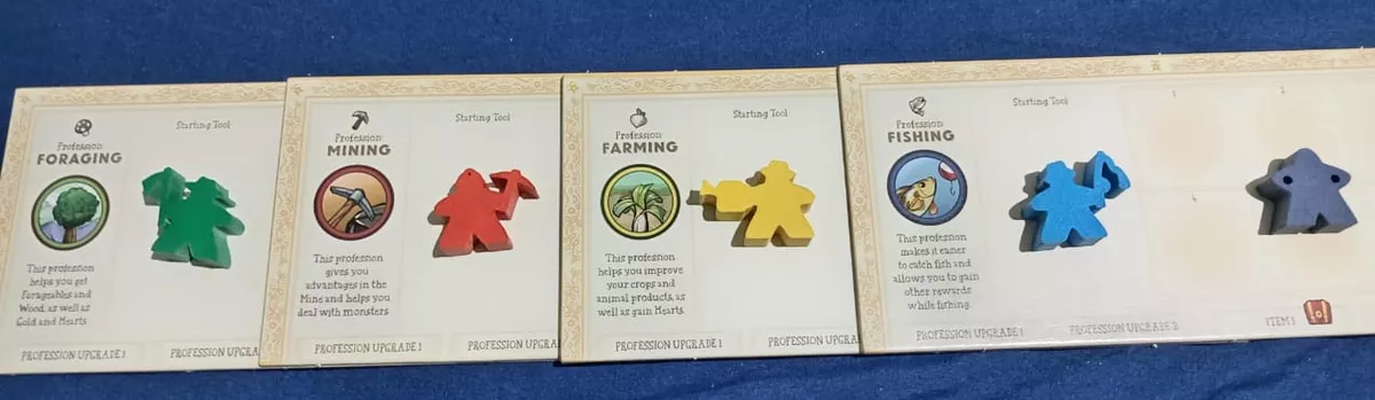 stardew senke landwirtschaft meeple spiel juego de mesa ganjero amarillo 3d print model - Mito3D