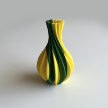 starelt vase double extrusion 2 couleur la maison 3d print model - Mito3D