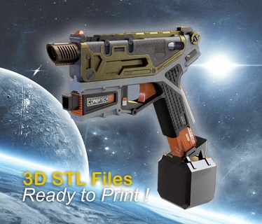 starfield's eon handgun starfield cosplay gun combatech 3d print model - Mito3D