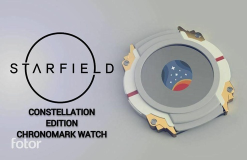 starfield chronomark watch constellation xbox 3d print model - Mito3D