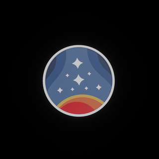 starfield mission patch constellation logo 3d print model - Mito3D