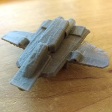 starfighter game 3d print model - Mito3D