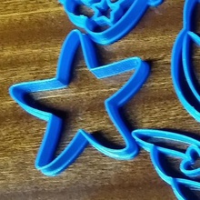 starfish cookie cutter casa le stelle marine stella mare sharp la sirena pesce 3d print model - Mito3D