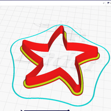 denizyıldızı kurabiye kesici araç Estrella mar Cortador galletalar 3d print model - Mito3D