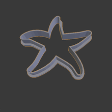 les étoiles de mer cookies cutter la maison témoins 3d print model - Mito3D
