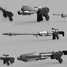 Starforged patlayıcılar oyun mando mandaloryalı Swtor star savaşlar Lazer tabanca tüfek Keskin nisanci karabina özelleştirilebilir sıra destek Kostüm oyunu silah 3d print model - Mito3D