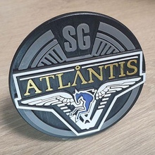 stargate atlantis distintivo suporte logotipo 3d print model - Mito3D