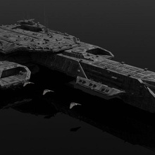 stargate bc304 daedalus scifi spaceship 3d print model - Mito3D