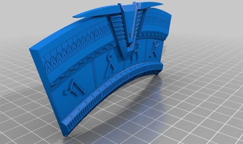 Stargate cheurón accesorios cosplay disfraz 3D print model - Mito3D