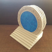 stargate coasters hot pots home 3d print model - Mito3D