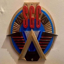 stargate command plaque signe outil de L'impression 3d sg-1 scifi la logo 3d print model - Mito3D