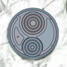 Stargate concepto apuntalar lineas mano dispositivo artilugio 3d print model - Mito3D
