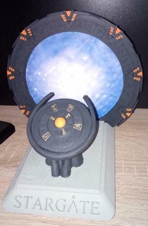 Stargate decoración dhd portón sg 1 accesorios cosplay disfraz 3d print model - Mito3D